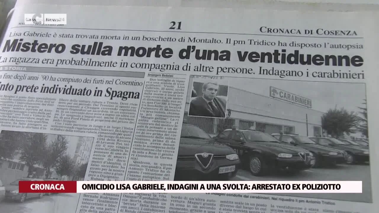 Omicidio Lisa Gabriele, indagini a una svolta arrestato ex poliziotto