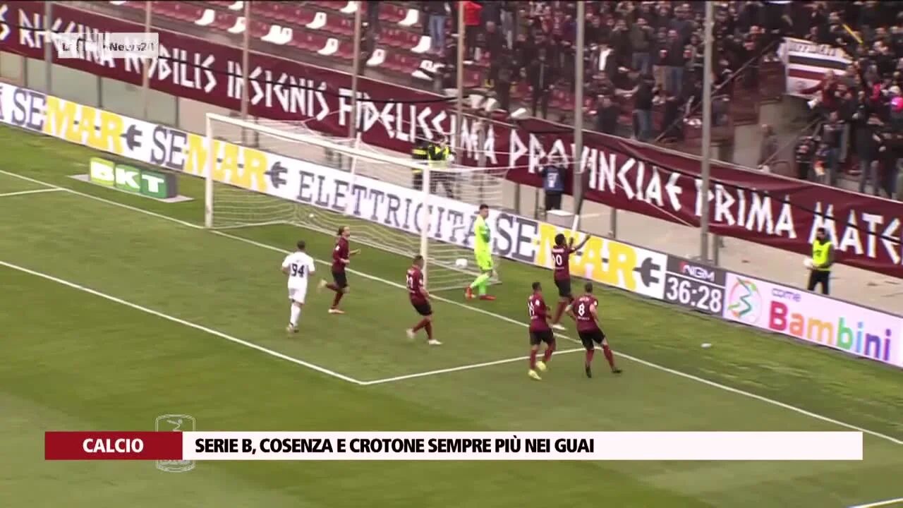 Serie B, Cosenza e Crotone sempre più nei guai