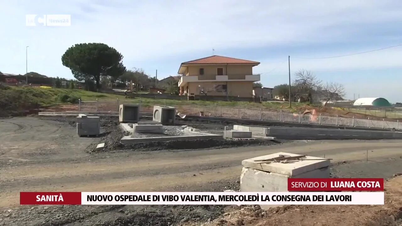 Nuovo ospedale di Vibo Valentia, mercoledì la consegna dei lavori