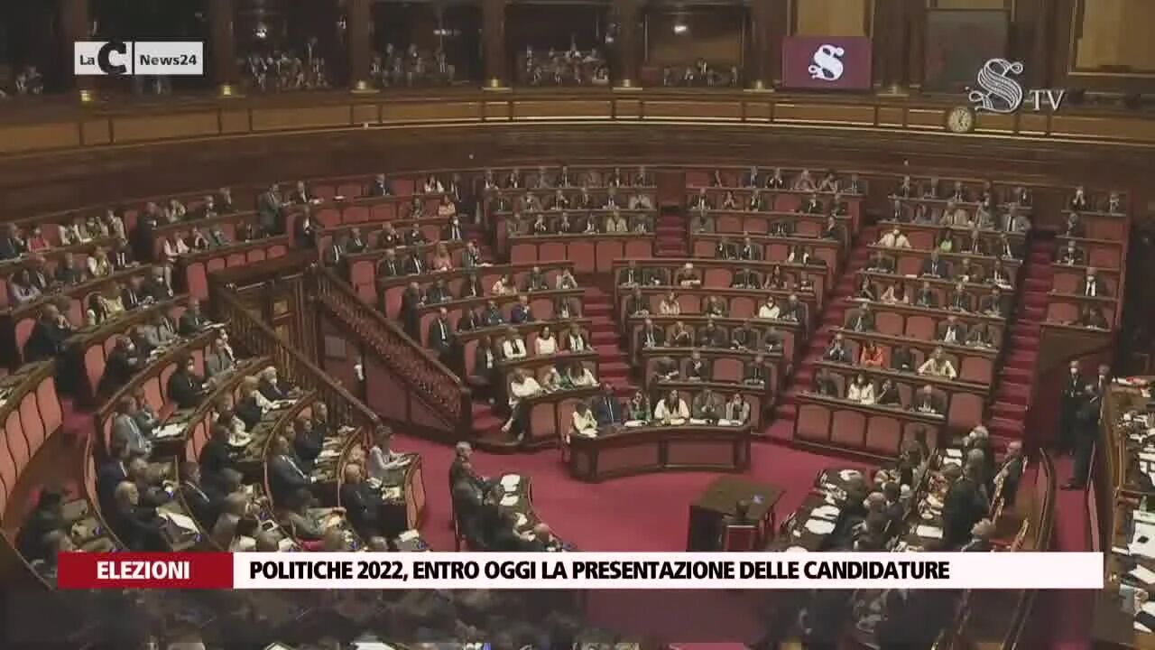 Politiche 2022, entro oggi la presentazione delle candidature