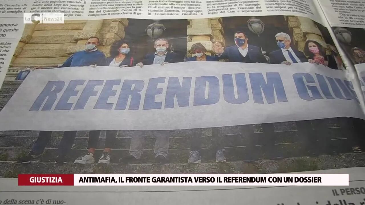 Antimafia, il fronte garantista verso il referendum con un dossier
