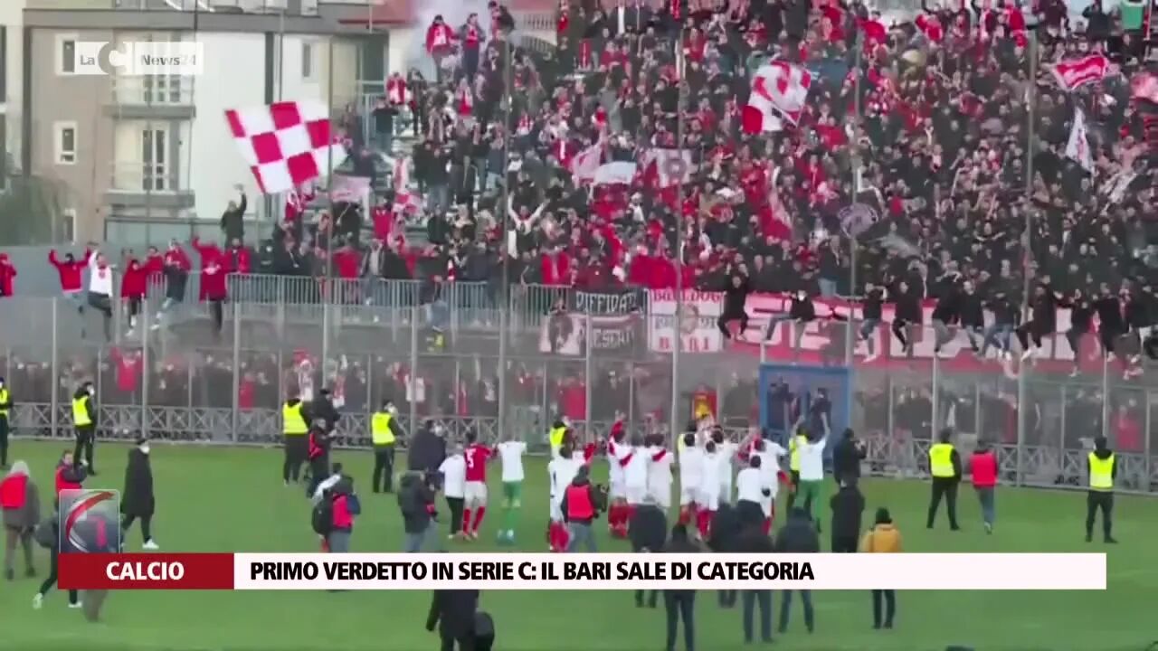 Primo verdetto in Serie C il Bari sale di categoria