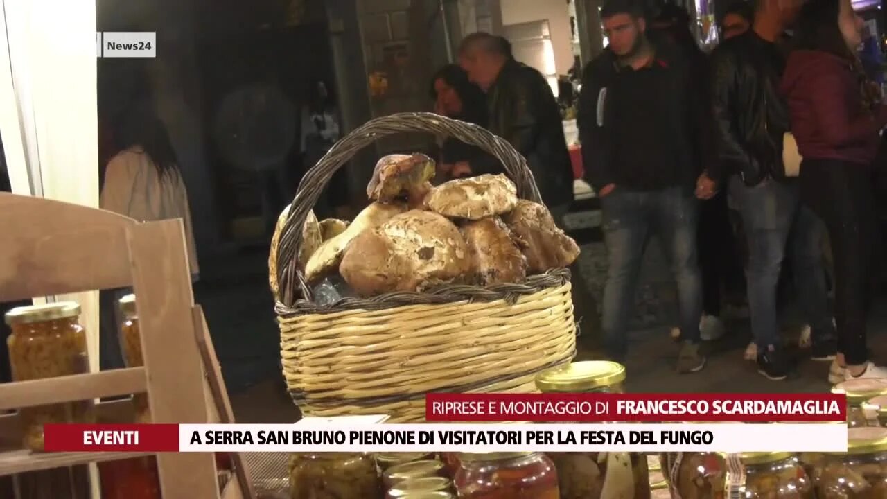 A Serra San Bruno pienone di visitatori per la festa del fungo