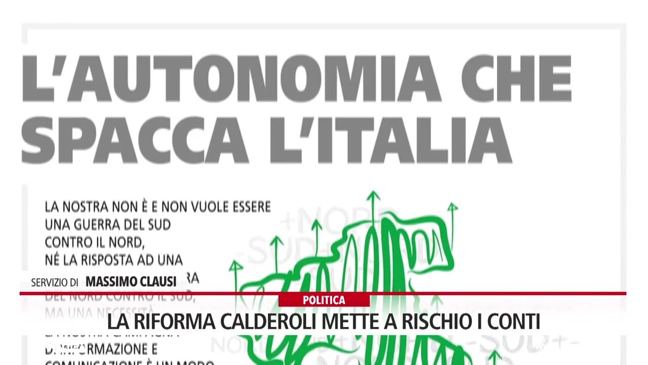 La riforma Calderoli mette a rischio i conti