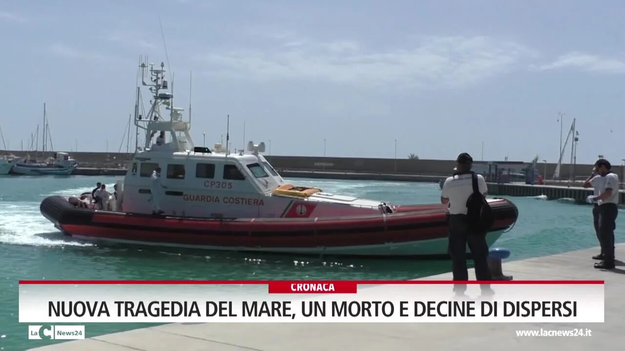 Nuova tragedia del mare, un morto e decine di dispersi