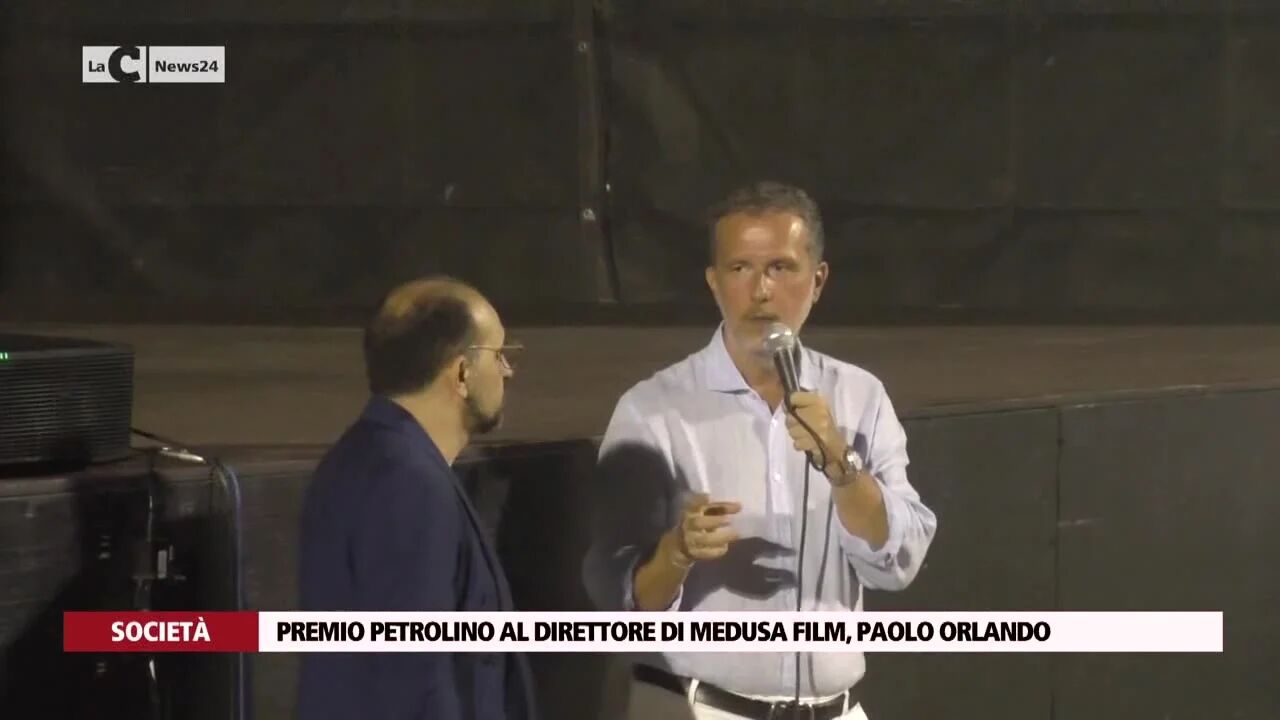 Premio Petrolino al direttore di Medusa Film, Paolo Orlando
