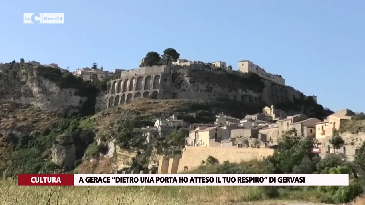 A Gerace “Dietro una porta ho atteso il tuo respiro” di Gervasi