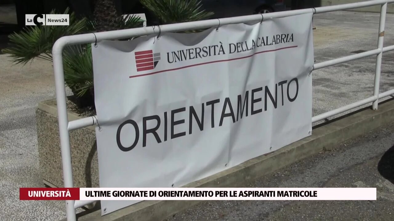 Ultime giornate di orientamento per le aspiranti matricole