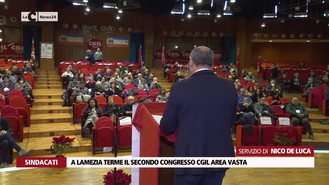 A Lamezia Terme il secondo congresso Cgil area vasta