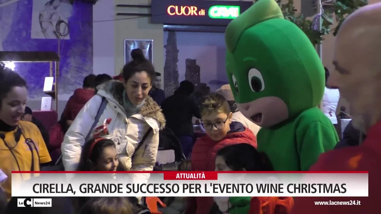 Cirella, grande successo per l'evento Wine Christmas