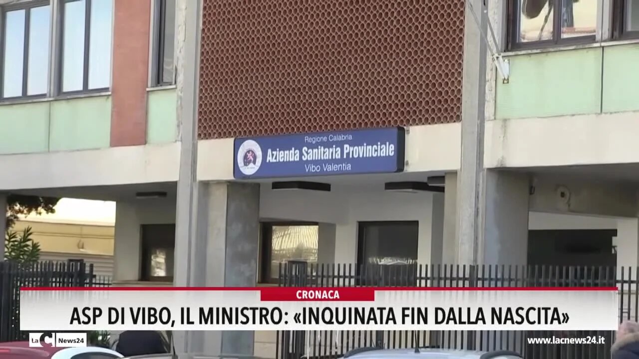 Asp di Vibo, il Ministro: «inquinata fin dalla nascita»