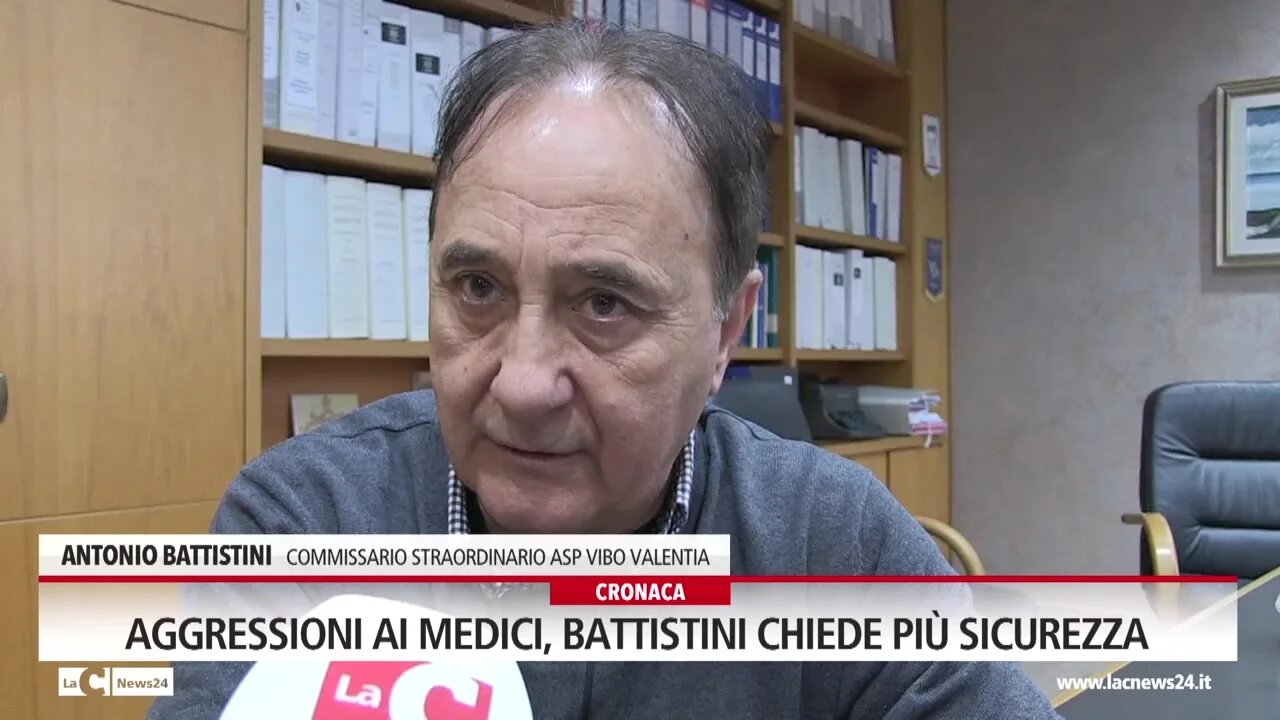 Aggressioni ai medici, Battistini chiede più sicurezza