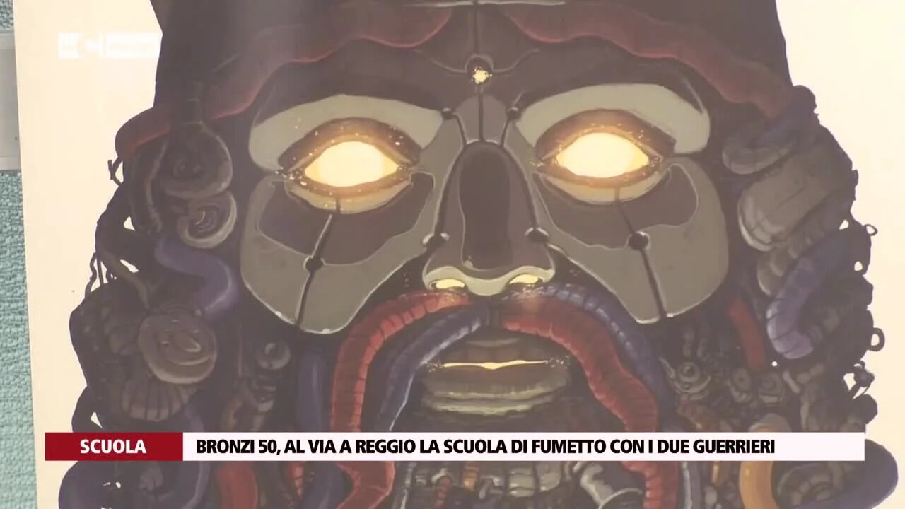 Bronzi 50, al via a Reggio la scuola di fumetto con i due guerrieri