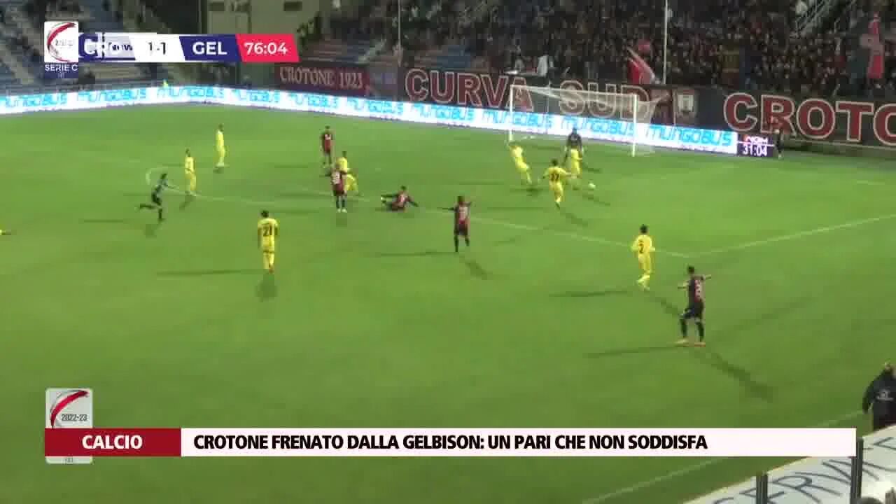 Crotone frenato dalla Gelbison: un pari che non soddisfa