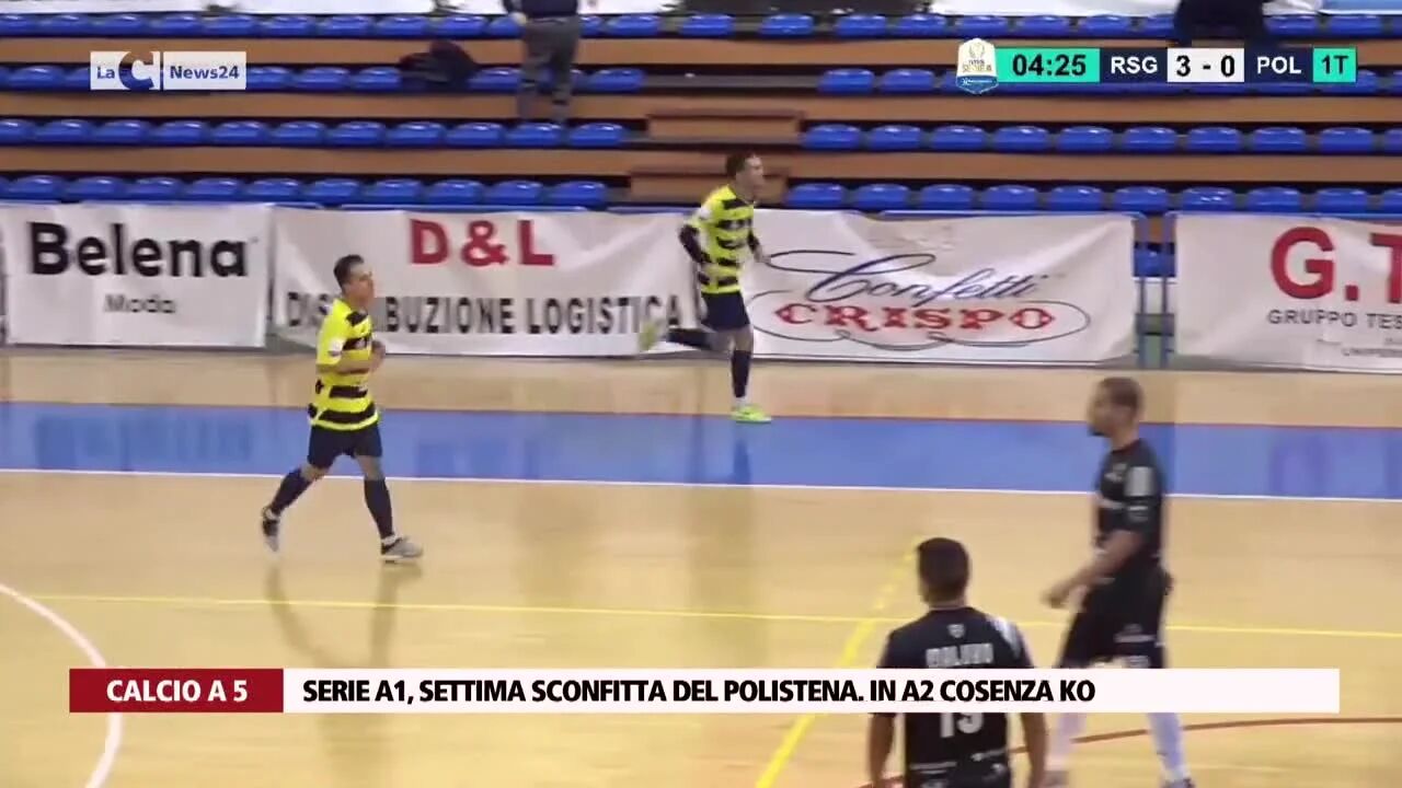 Serie A1, settima sconfitta del Polistena. in A2 Cosenza Ko