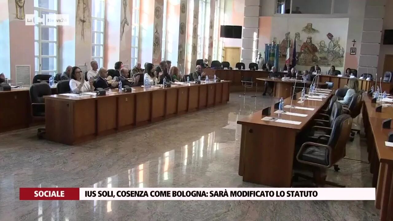Ius Soli, Cosenza come Bologna sarà modificato lo statuto