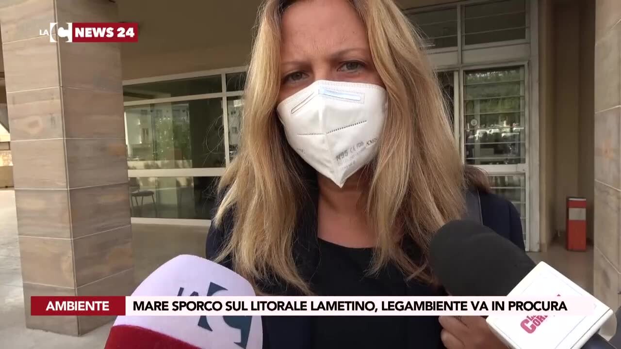 Mare sporco sul litorale lametino, Legambiente va in Procura