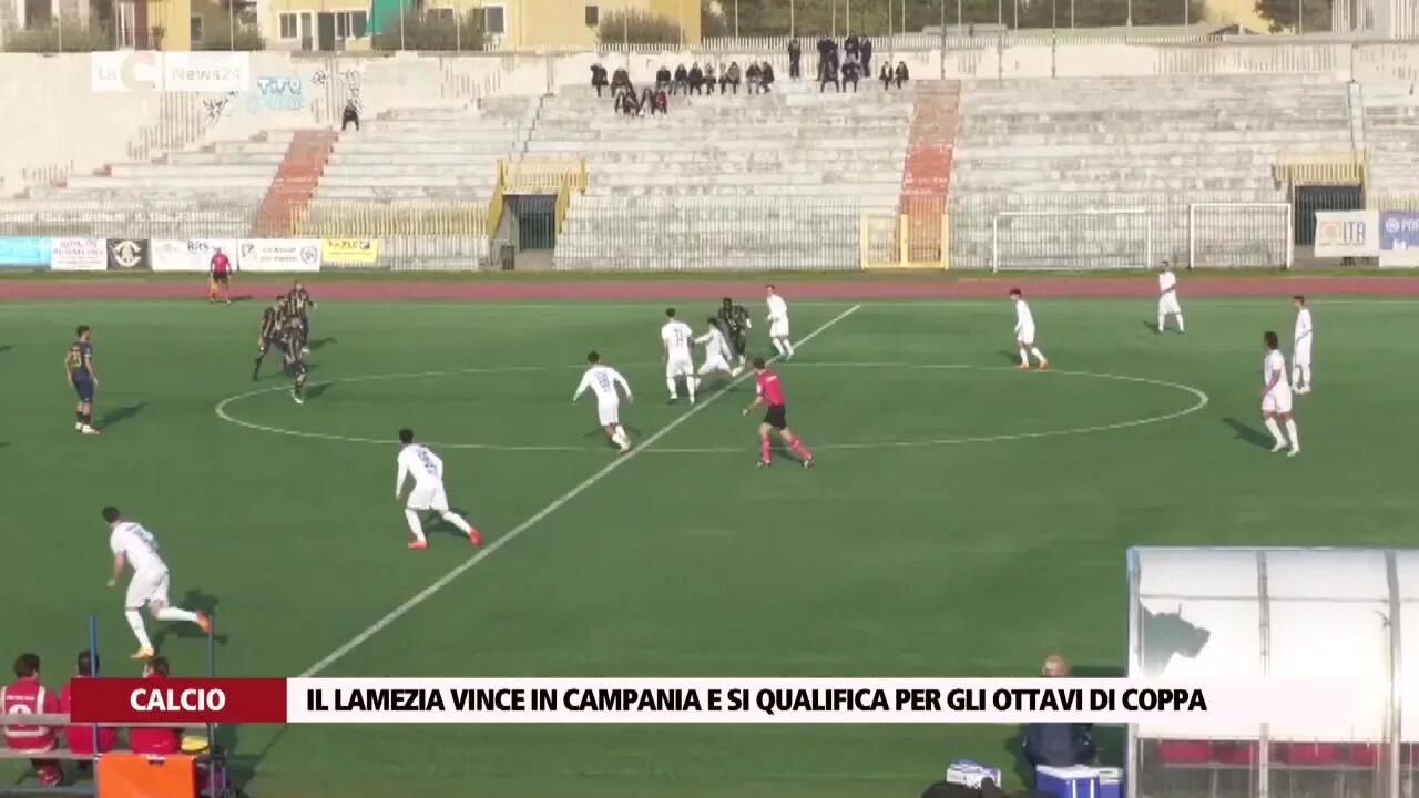 Il Lamezia vince in Campania e si qualifica per gli ottavi di Coppa