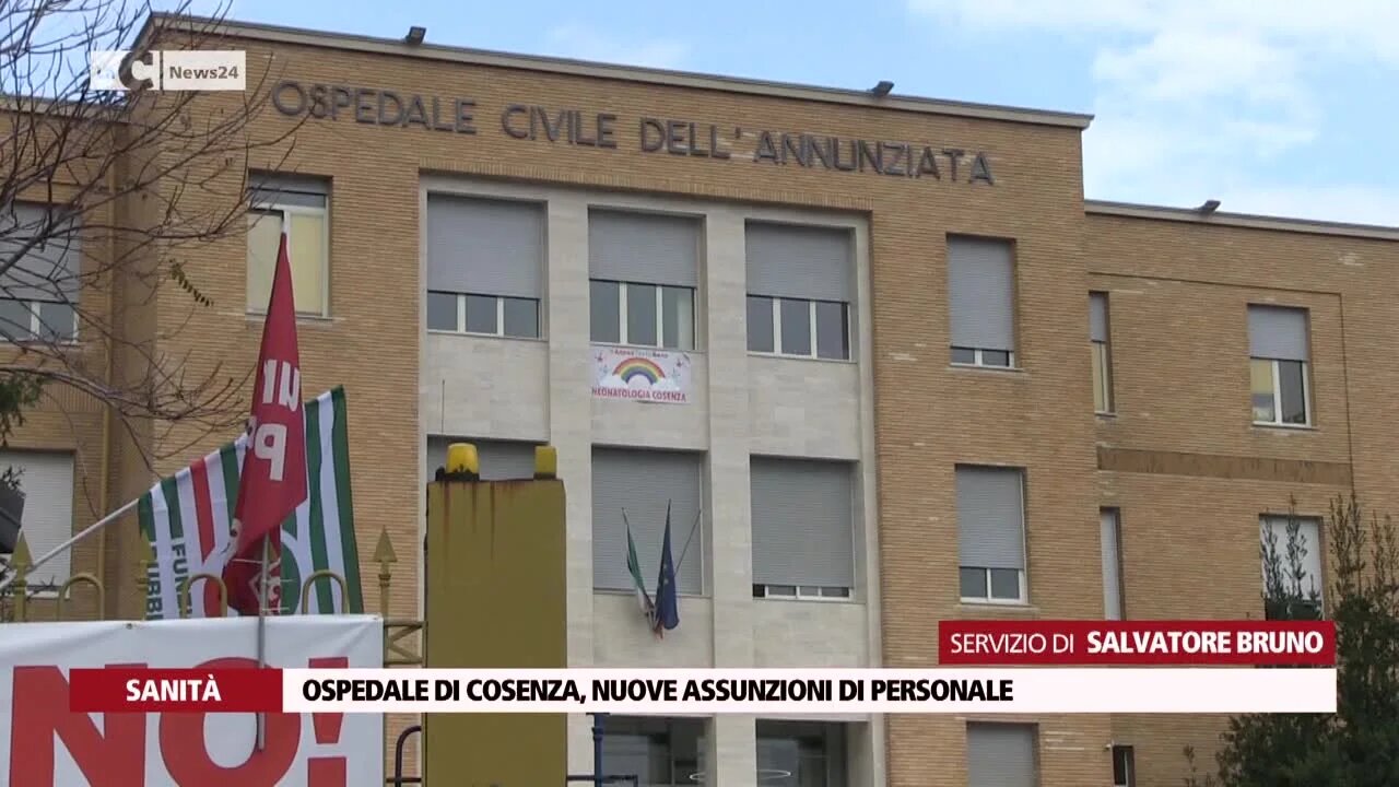 Ospedale di Cosenza, nuove assunzioni di personale