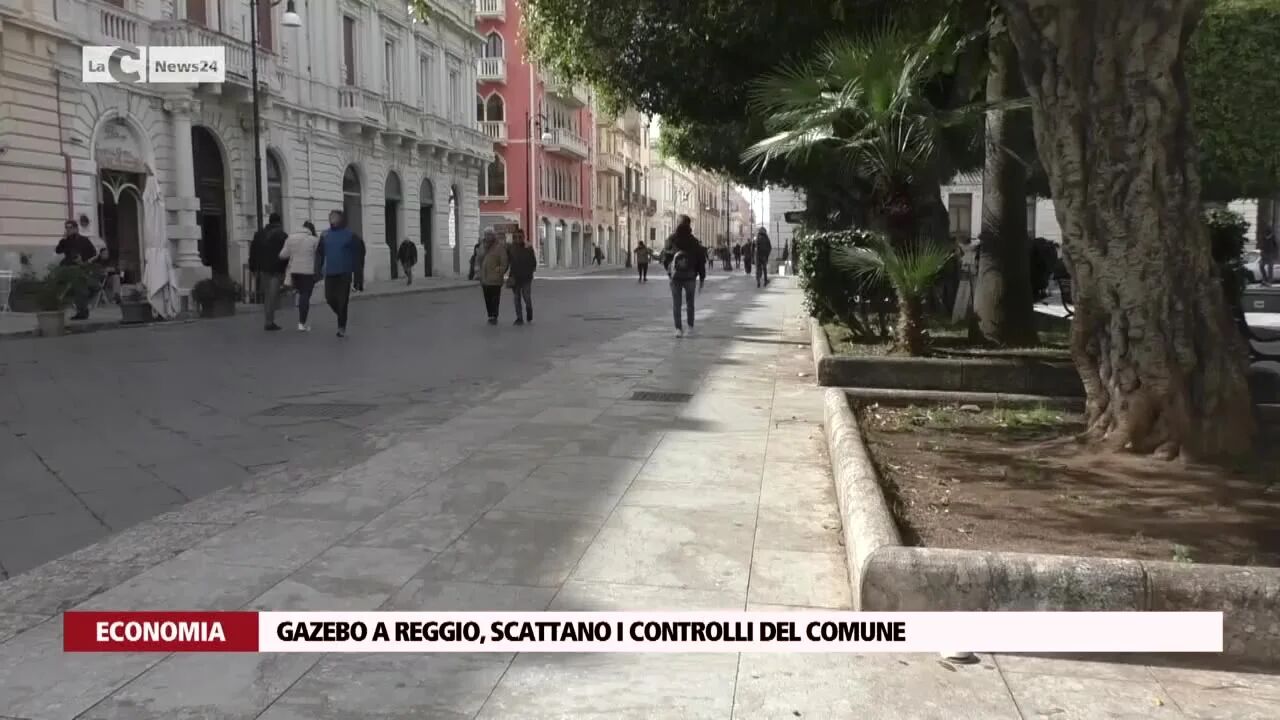 Gazebo a Reggio, scattano i controlli del comune