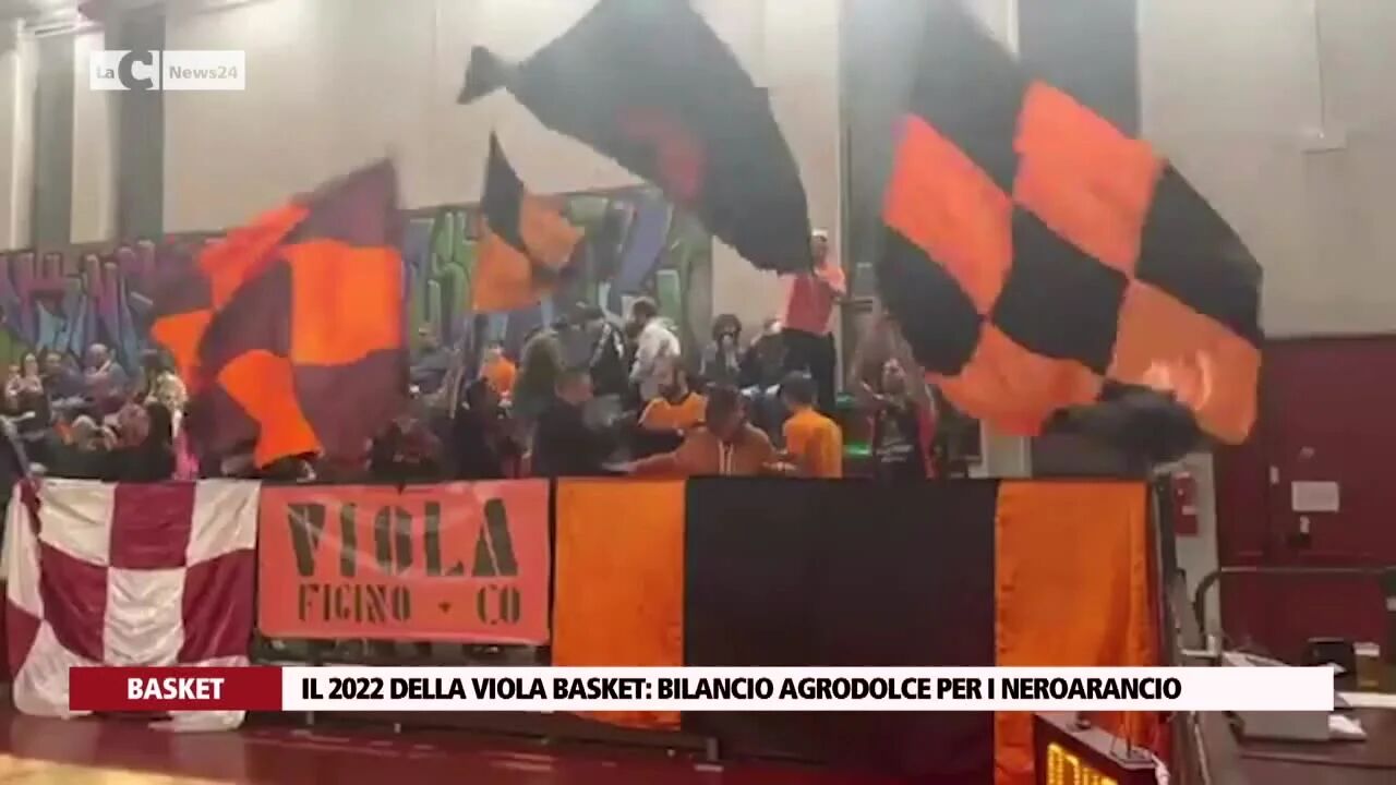 Il 2022 della Viola basket: bilancio agrodolce per i neroarancio