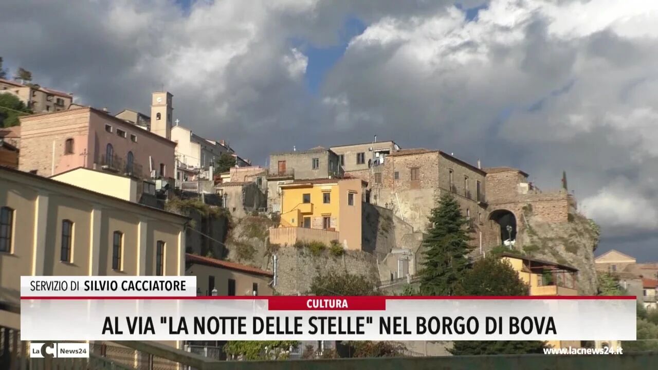 Al via "La notte delle stelle" nel borgo di Bova