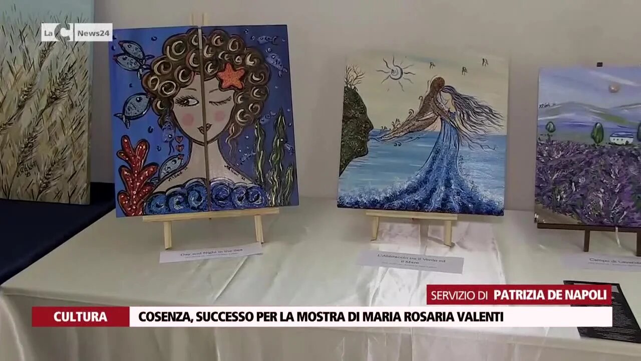 Cosenza, successo per la mostra di Maria Rosaria Valenti