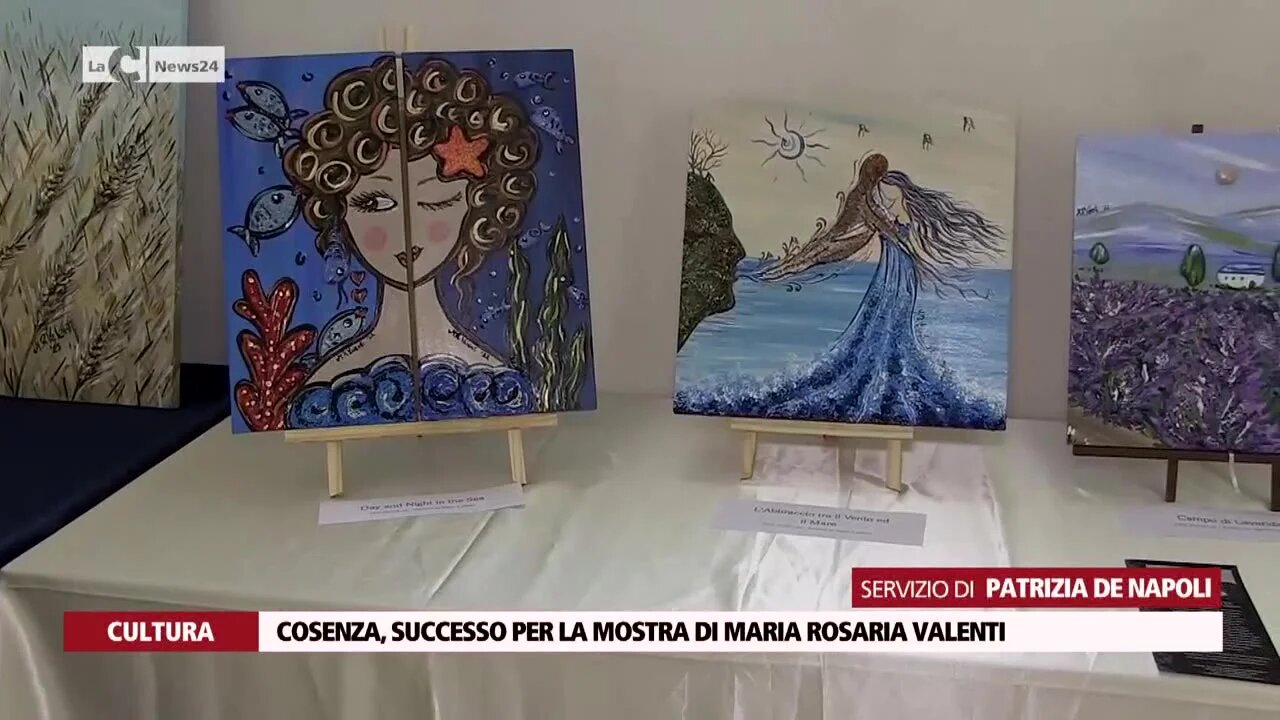 Cosenza, successo per la mostra di Maria Rosaria Valenti