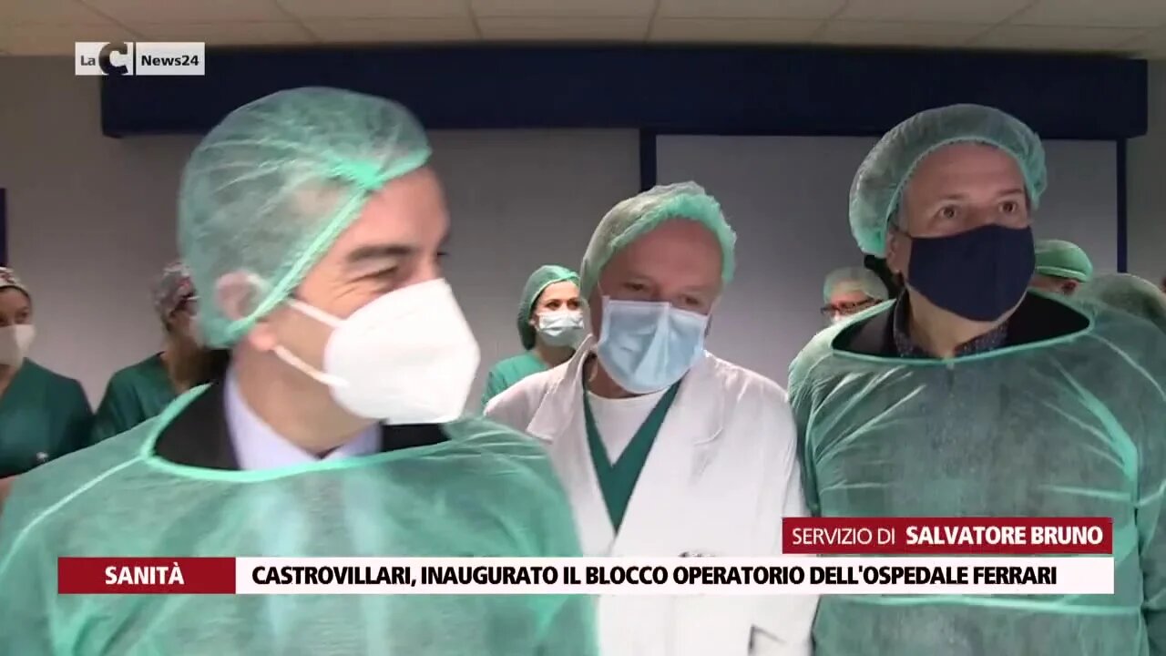 Ospedale di Castrovillari, Roberto Occhiuto certifica la riapertura delle sale operatorie del Ferrari