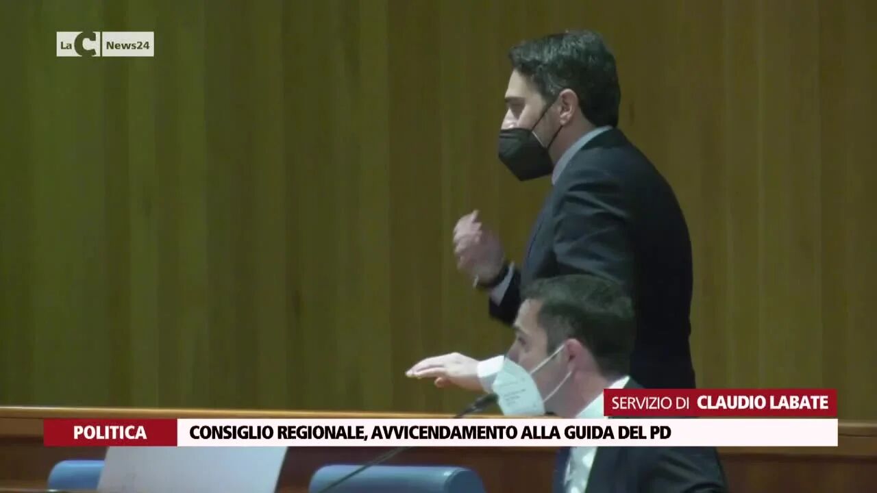 Consiglio regionale, avvicendamento alla guida del Pd