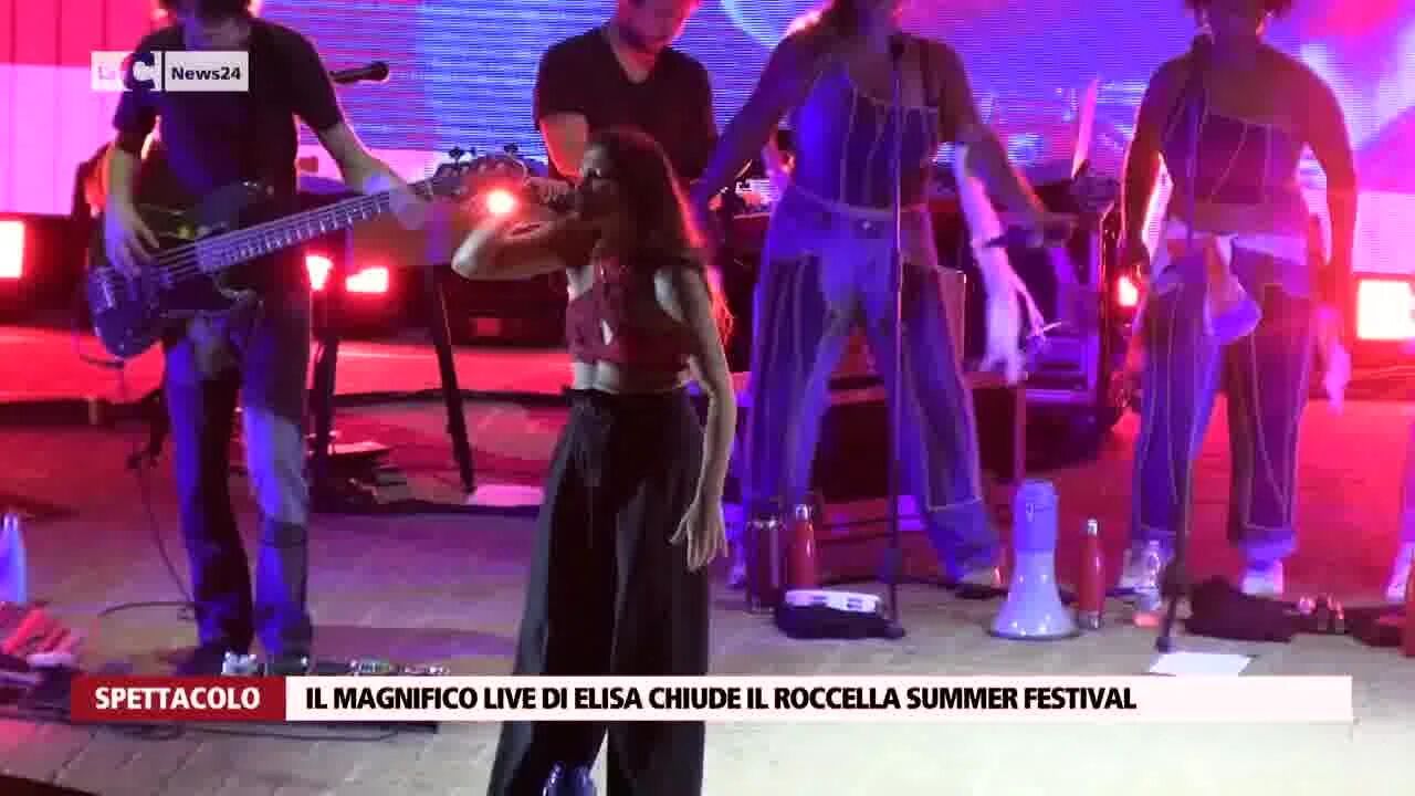 Il magnifico live di Elisa chiude il Roccella Summer Festival