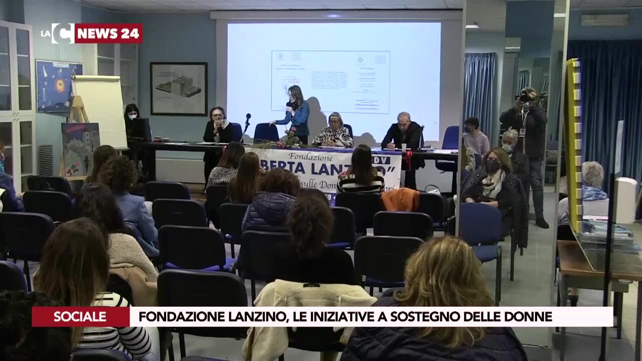 Fondazione Lanzino, le iniziative a sostegno delle donne