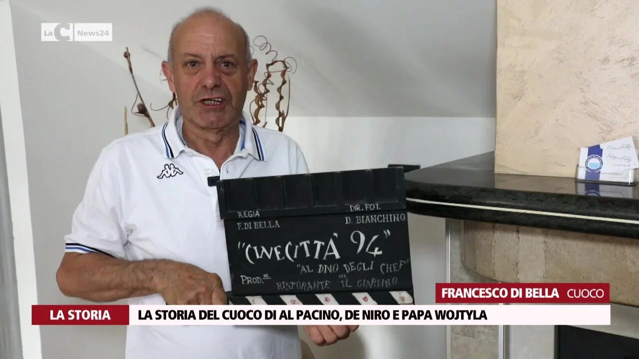 La storia del cuoco di Al Pacino, De Niro e papa Wojtyla