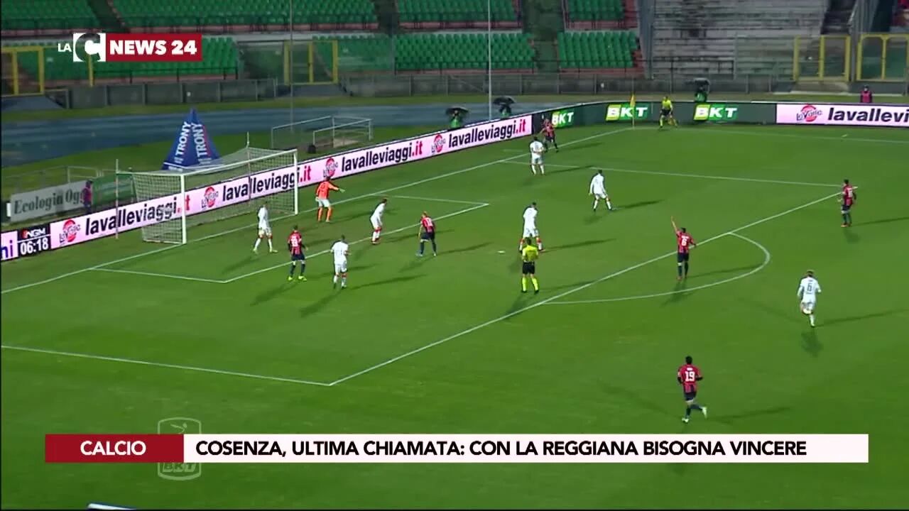 Cosenza, ultima chiamata: con la Reggiana bisogna vincere
