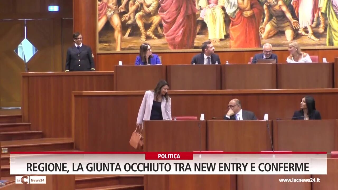 Regione, la giunta Occhiuto tra new entry e conferme