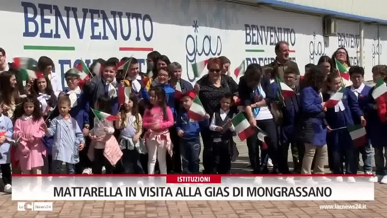 Mattarella in visita alla Gias di Mongrassano