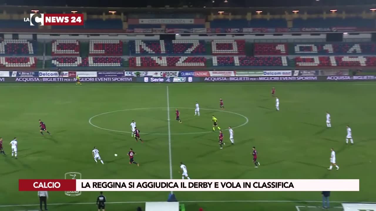 La Reggina si aggiudica il derby e vola in classifica