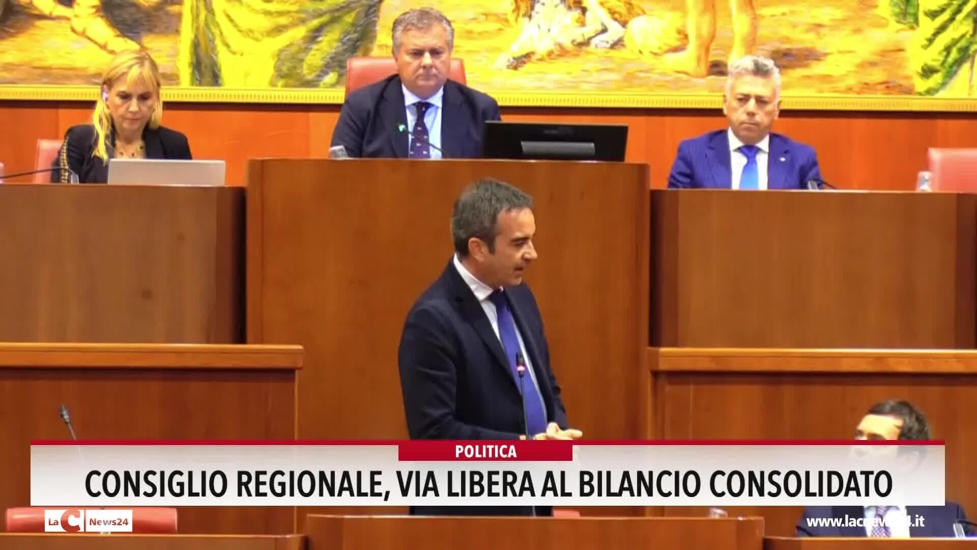 In consiglio regionale via libera al bilancio consolidato