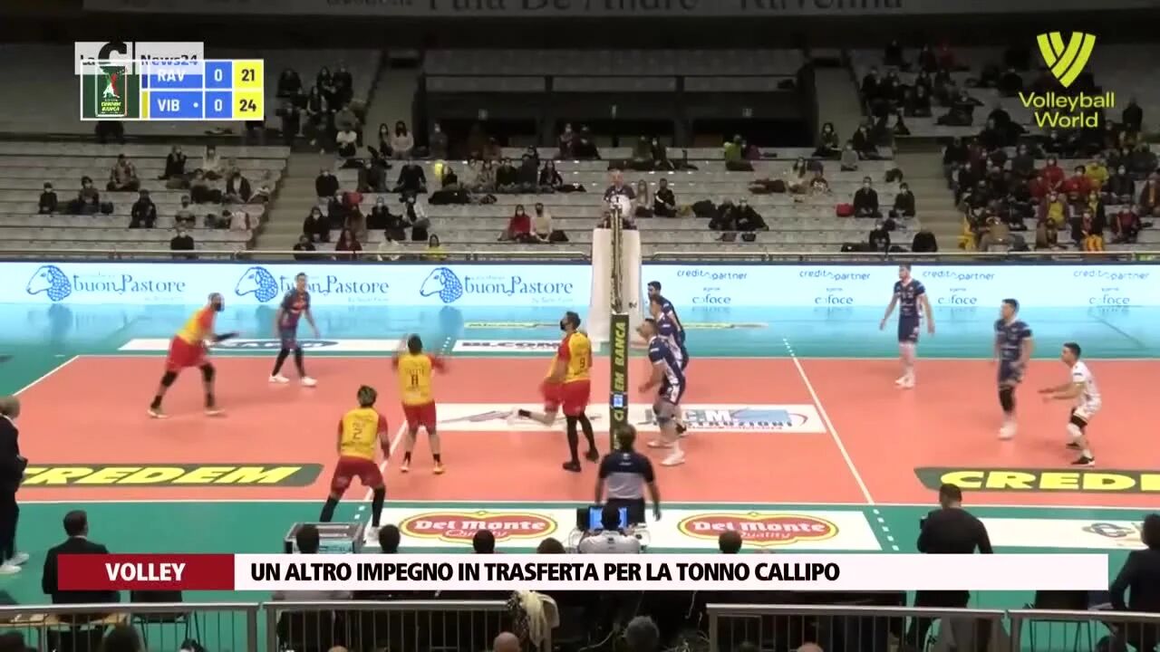 Un altro impegno in trasferta per la Tonno Callipo