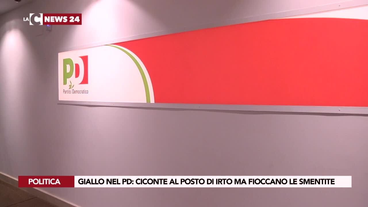 Giallo nel Pd: Ciconte al posto di Irto, ma fioccano le smentite