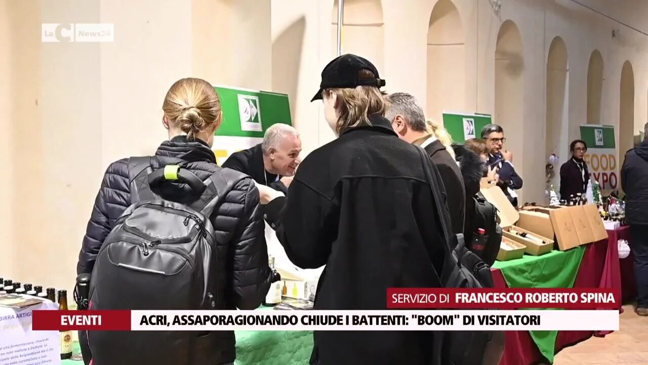 Acri, Assaporagionando chiude i battenti: "boom" di visitatori