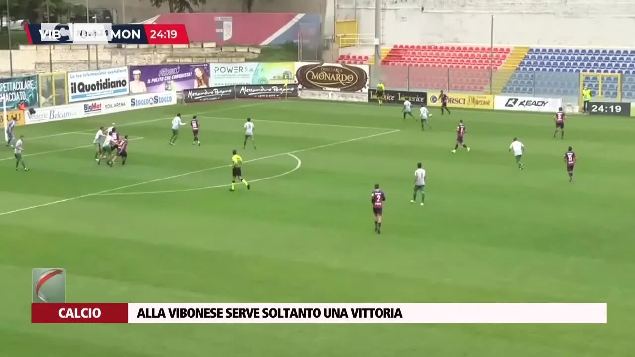 Alla Vibonese serve soltanto una vittoria