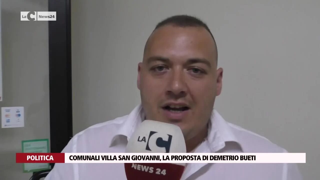 Comunali Villa San Giovanni, la proposta di Demetrio Bueti