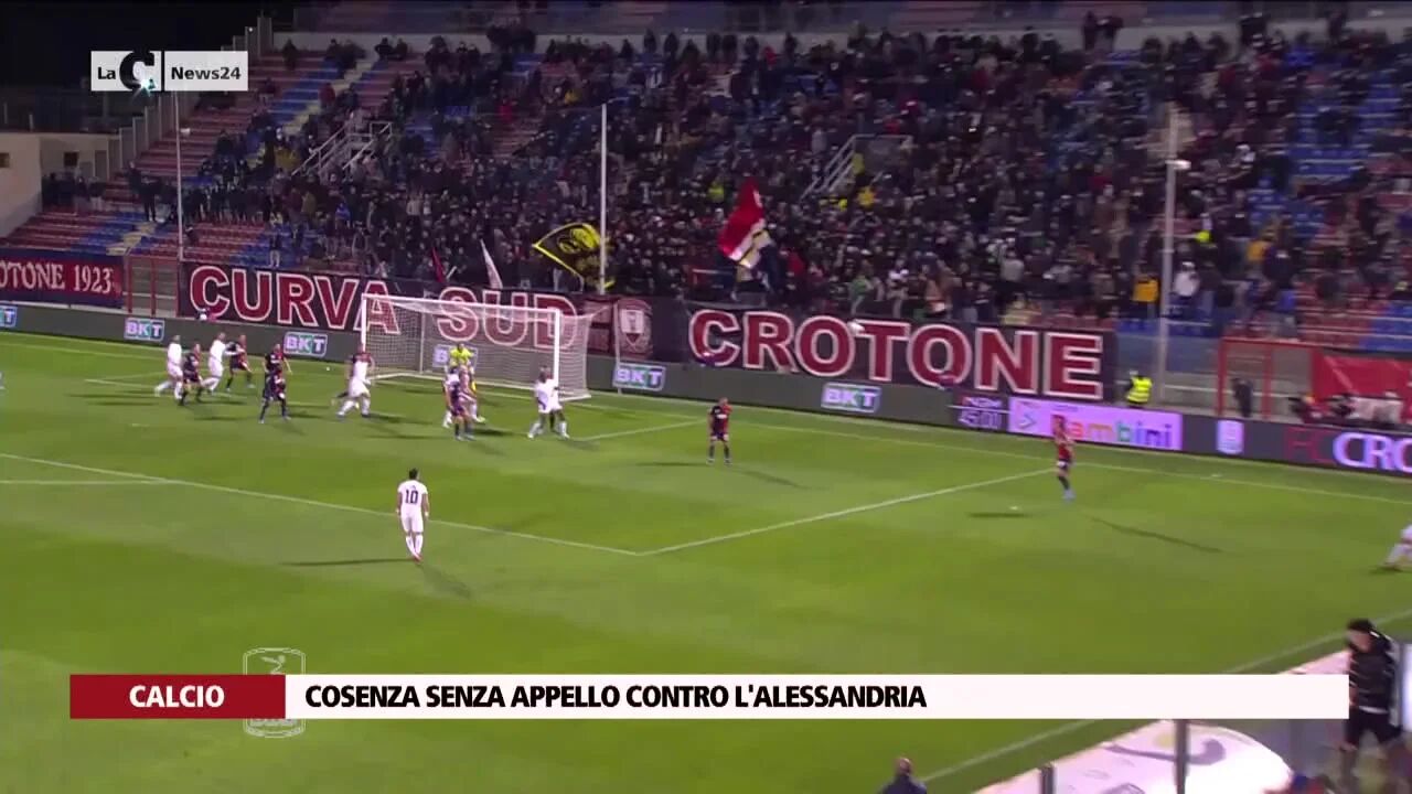 Cosenza senza appello contro l'Alessandria
