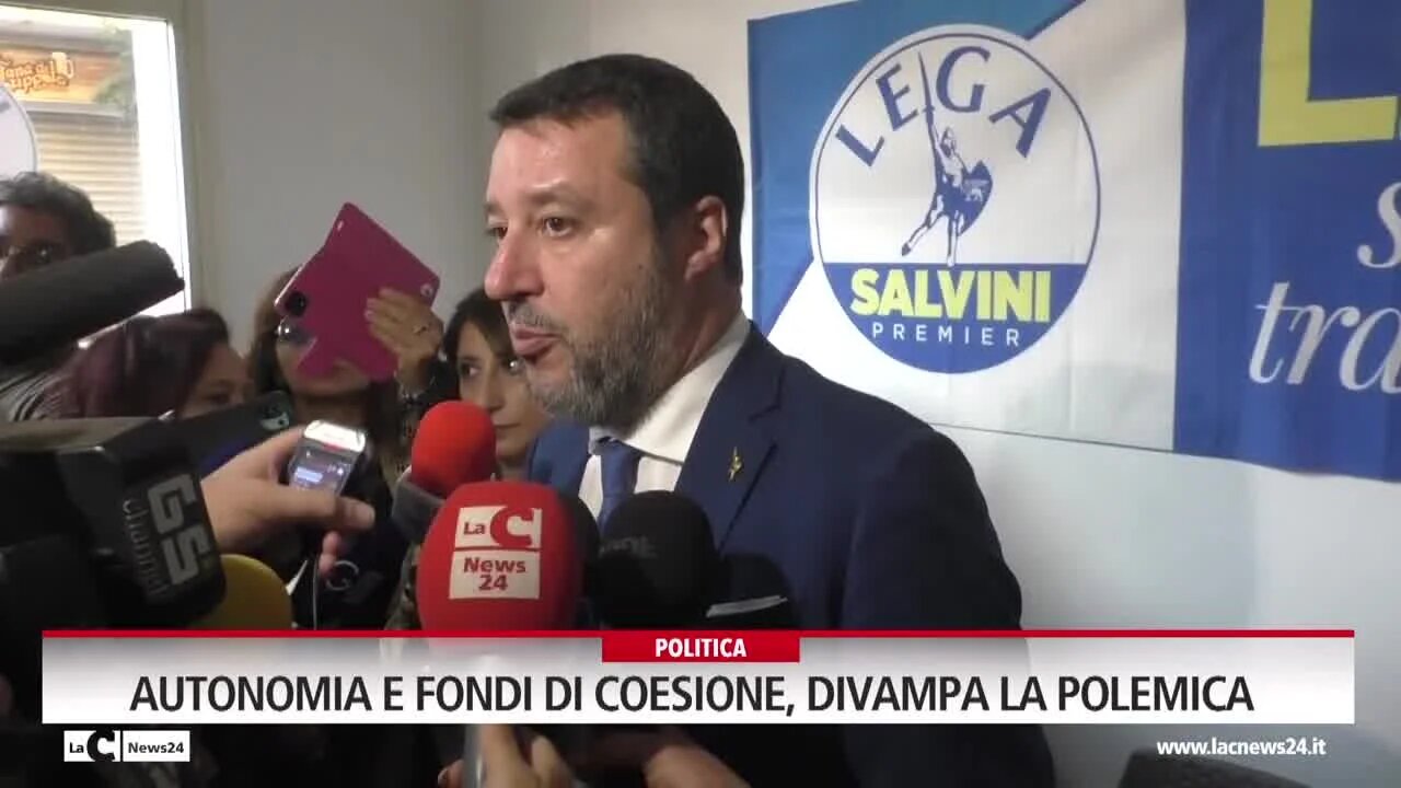 Autonomia e fondi di coesione, divampa la polemica