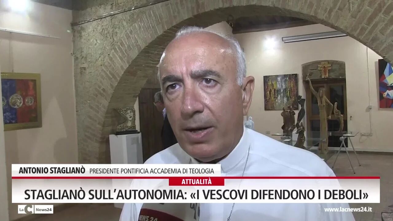 Staglianò sull’Autonomia: «I vescovi difendono i deboli»
