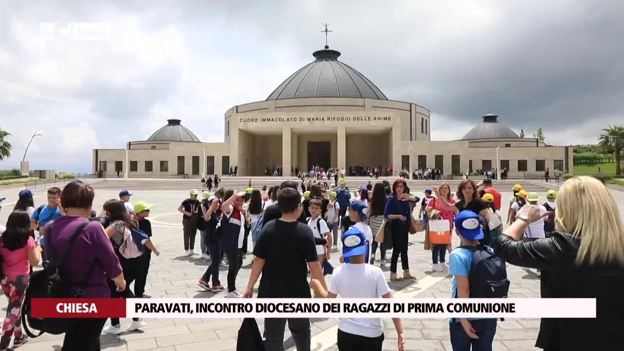 Paravati, incontro diocesano dei ragazzi di prima comunione