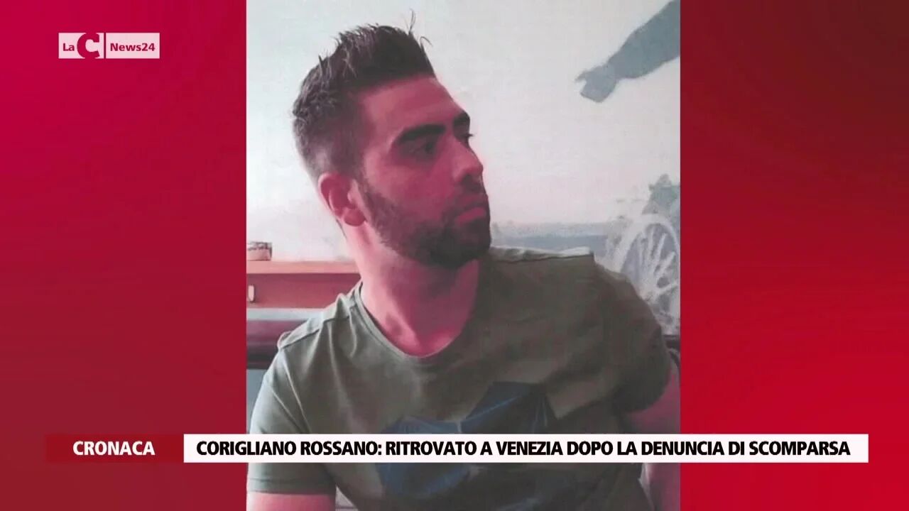 Corigliano Rossano: ritrovato a Venezia dopo la denuncia di scomparsa