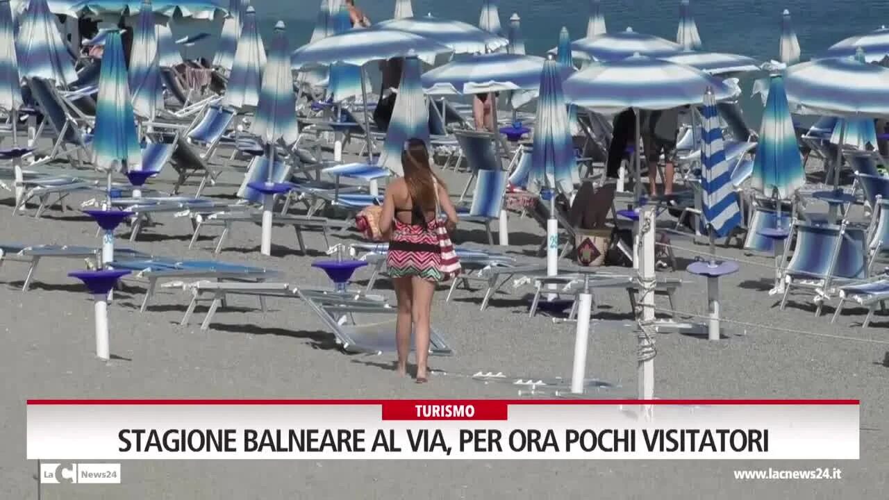 Stagione balneare al via, per ora pochi visitatori