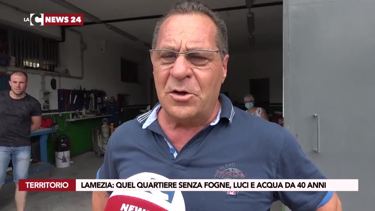 Lamezia: quel quartiere senza fogne, luci e acqua da 40 anni
